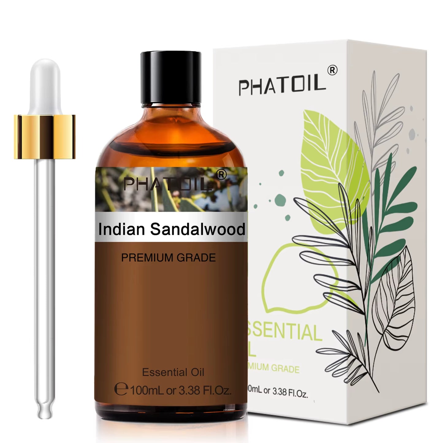 100ML Eucalyptus Rose Essential Oils Lavender Indian Sandalwood Bergamot Cinnamon Lemongrass Essential Oils for Skin