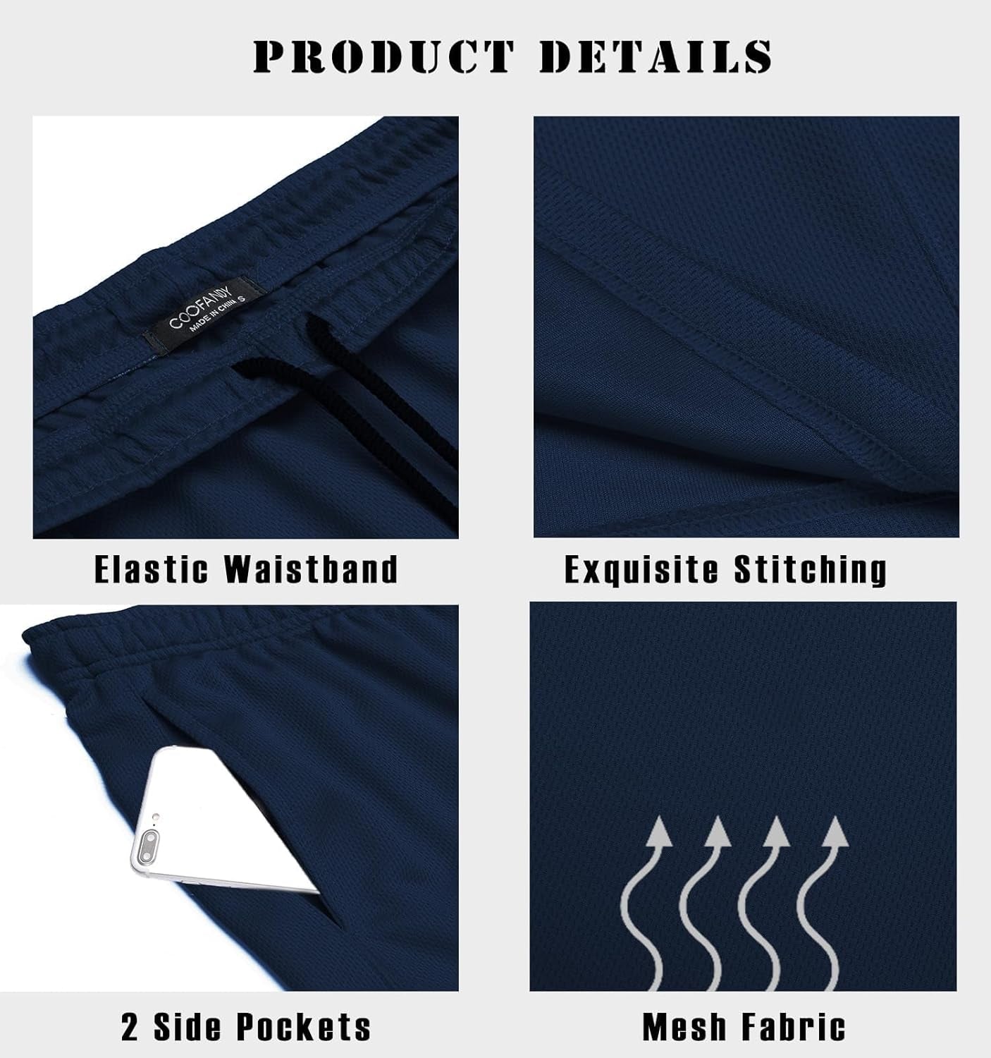 Men'S 3 Pack Workout Gym Shorts Mesh Athletic Shorts Lightweight Bodybuilding Training Short Pants with Pockets