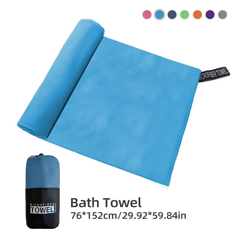 Microfiber Quick Dry Gym Towel Silver ION Odorfree Absorbent Fiber Fast Drying Workout Gear for Body Sweat Working Out Towels