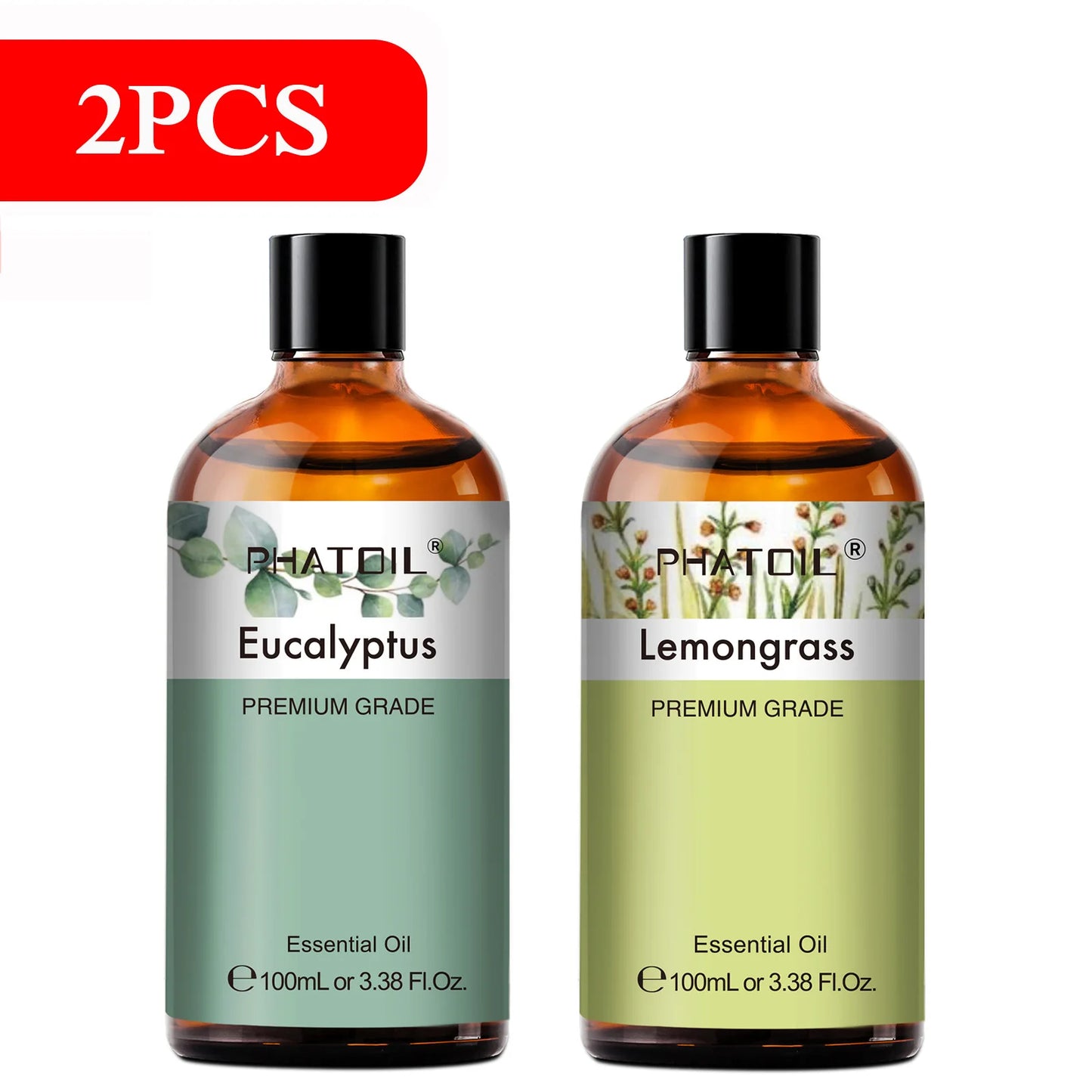 100ML Eucalyptus Rose Essential Oils Lavender Indian Sandalwood Bergamot Cinnamon Lemongrass Essential Oils for Skin