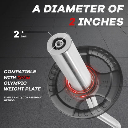 48-Inch Olympic Super Curl Barbell， EZ Curl Bar，350Lb Capacity, Non-Slip Design, for Bicep & Arm Workouts，Home Gym , Black/Silver