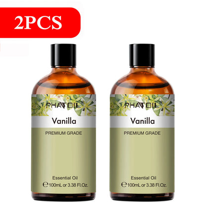 100ML Eucalyptus Rose Essential Oils Lavender Indian Sandalwood Bergamot Cinnamon Lemongrass Essential Oils for Skin